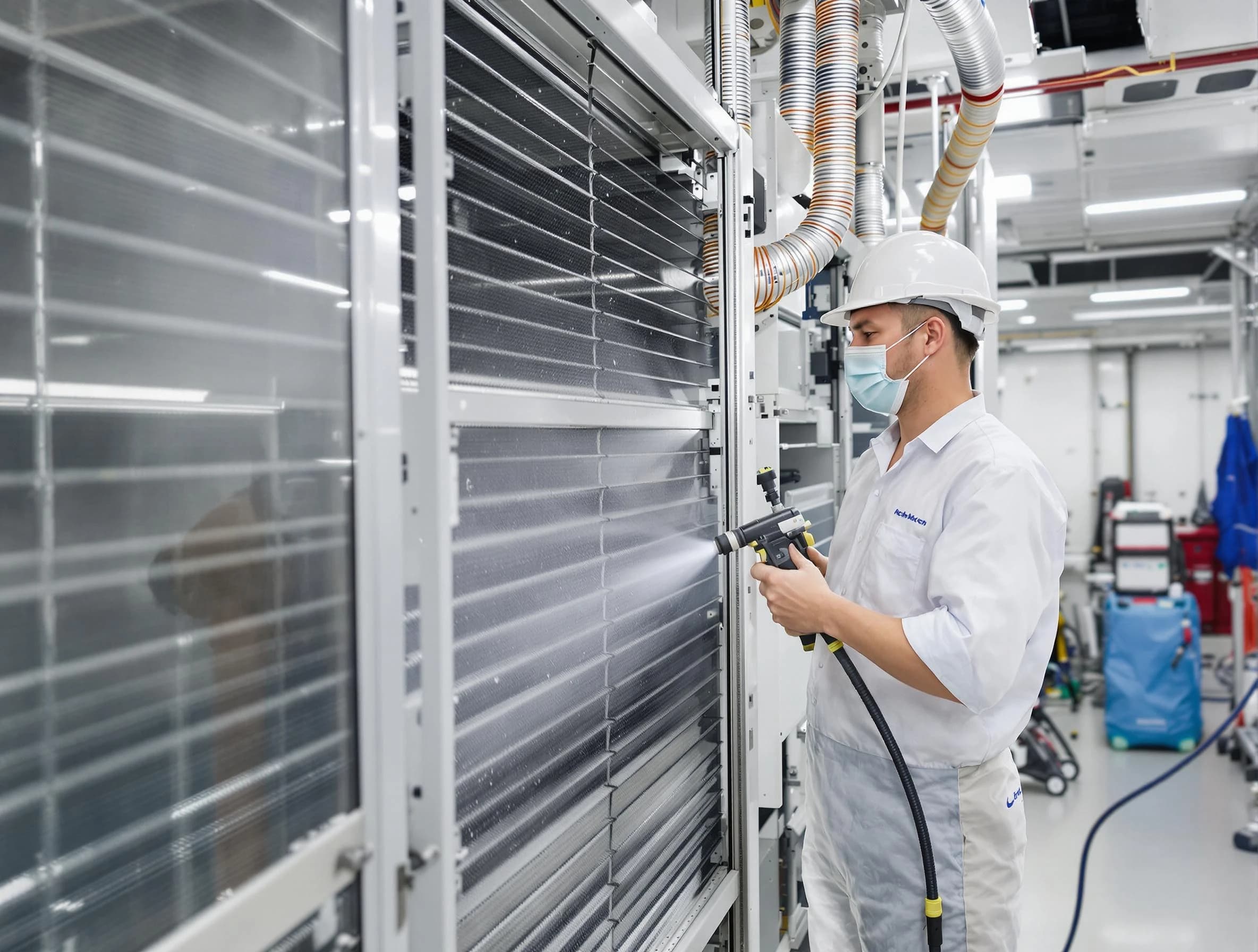 Professional AC coil cleaning by Castle Pines Air Duct Cleaning in Castle Pines