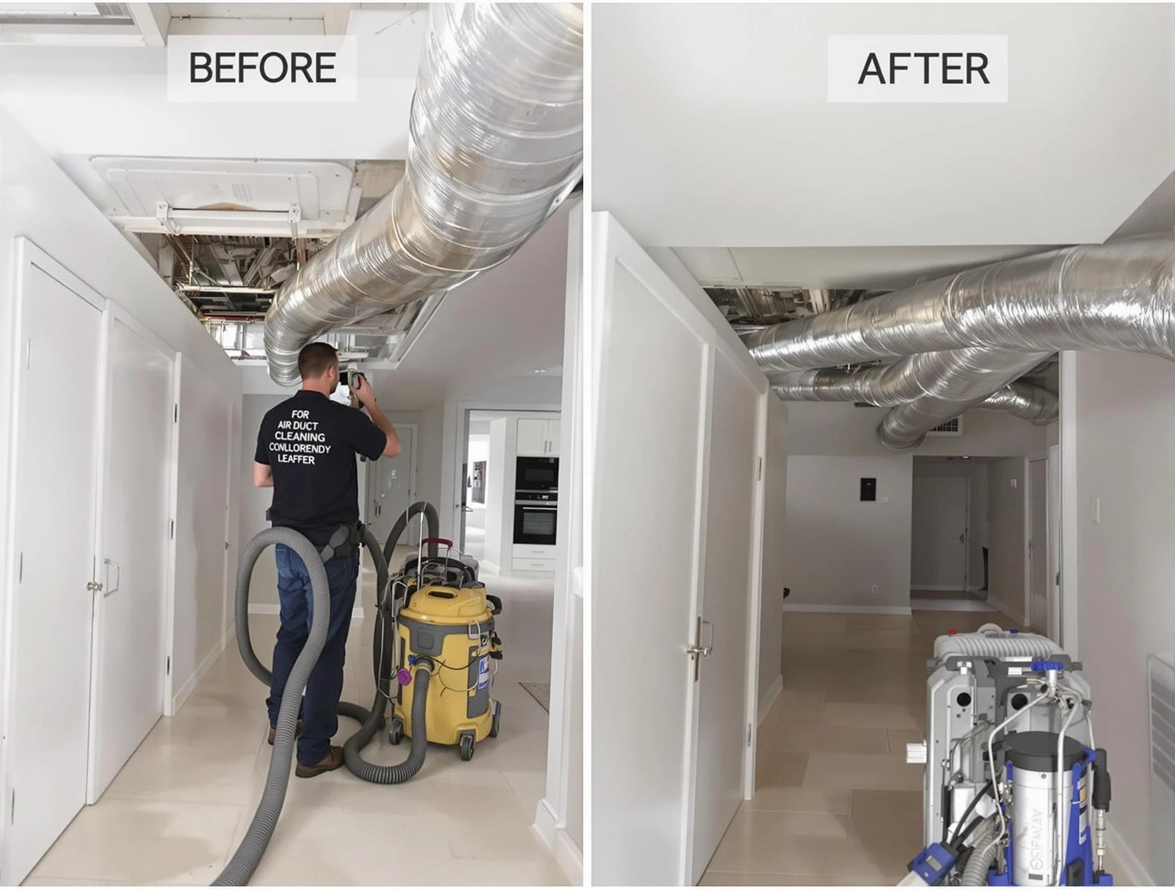 Castle Pines Air Duct Cleaning professional performing thorough air duct cleaning in Castle Pines