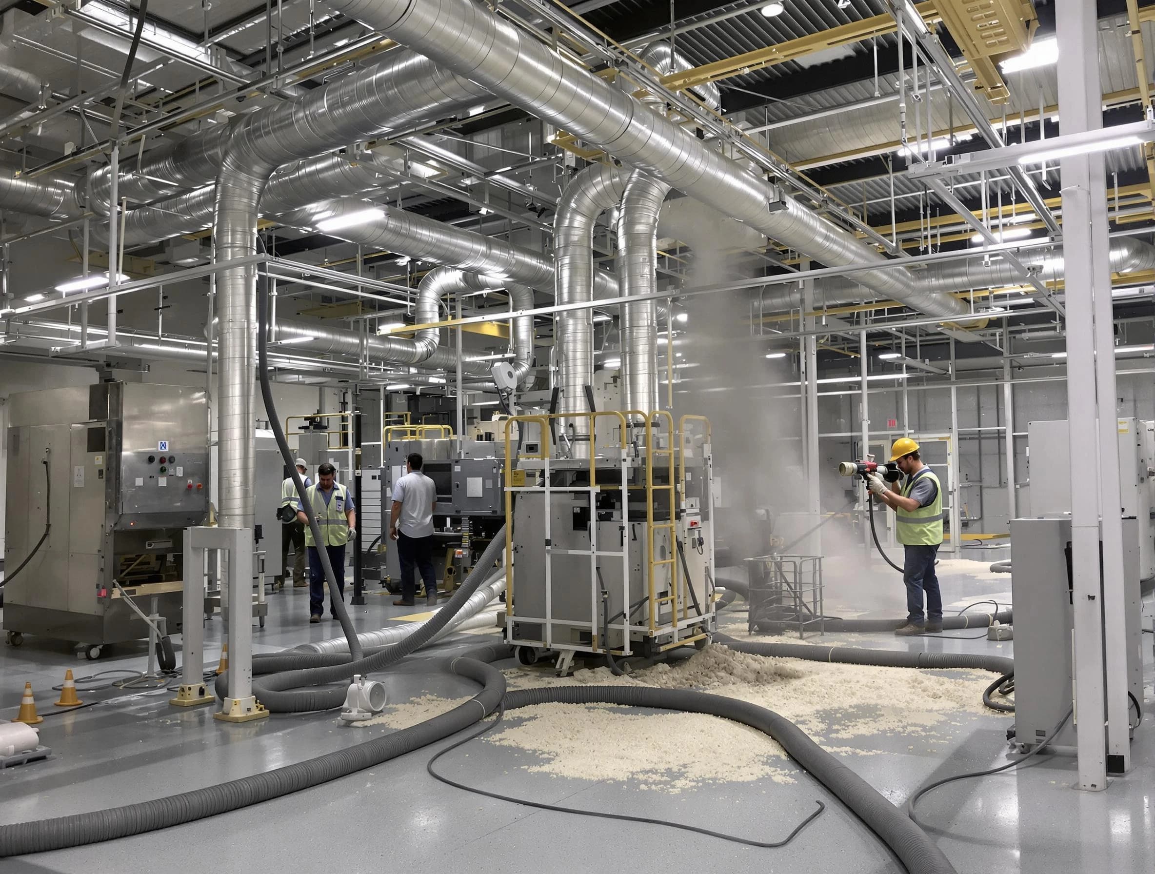 Heavy-duty industrial duct cleaning by Castle Pines Air Duct Cleaning in Castle Pines