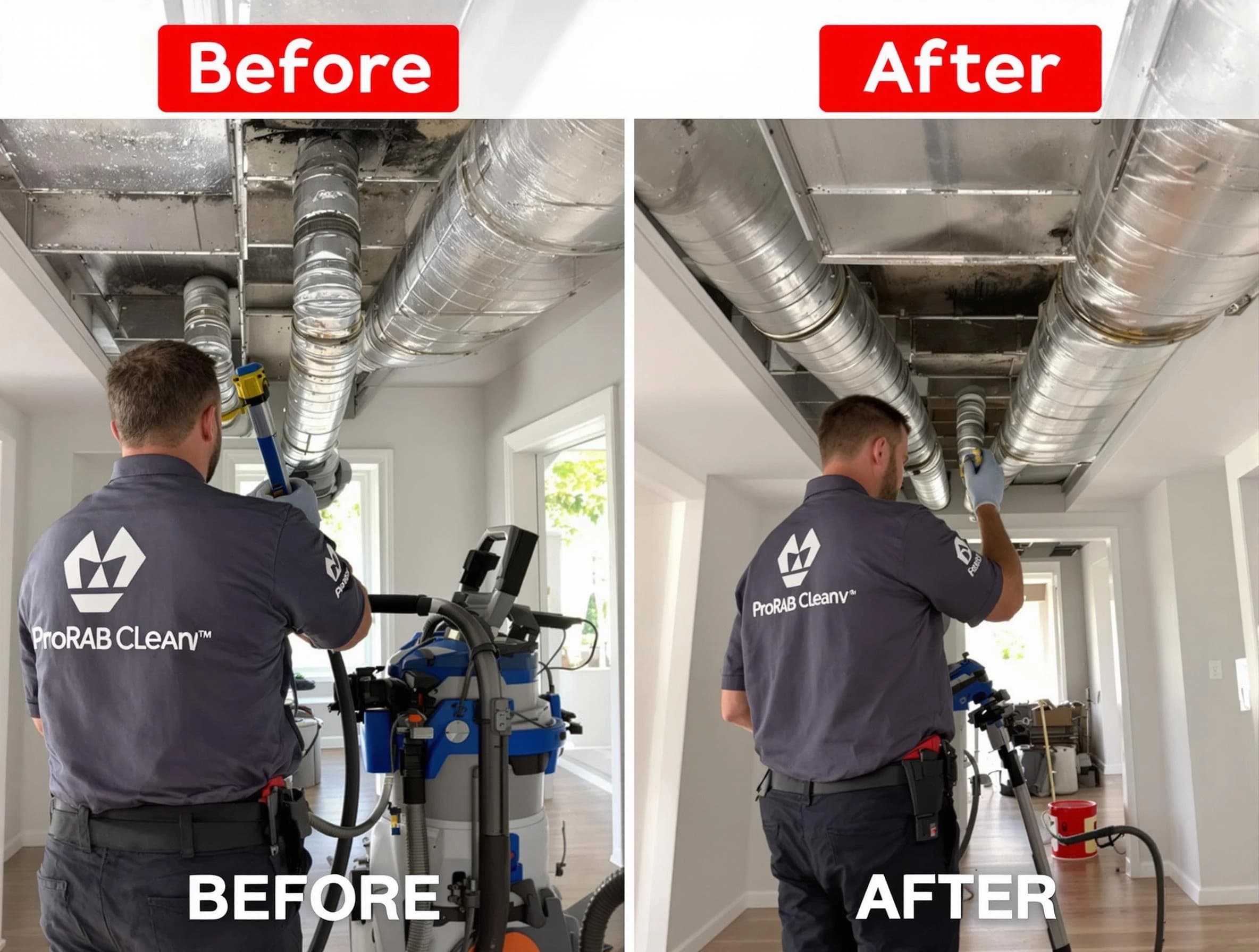 Castle Pines Air Duct Cleaning expert performing thorough residential duct cleaning in a Castle Pines home