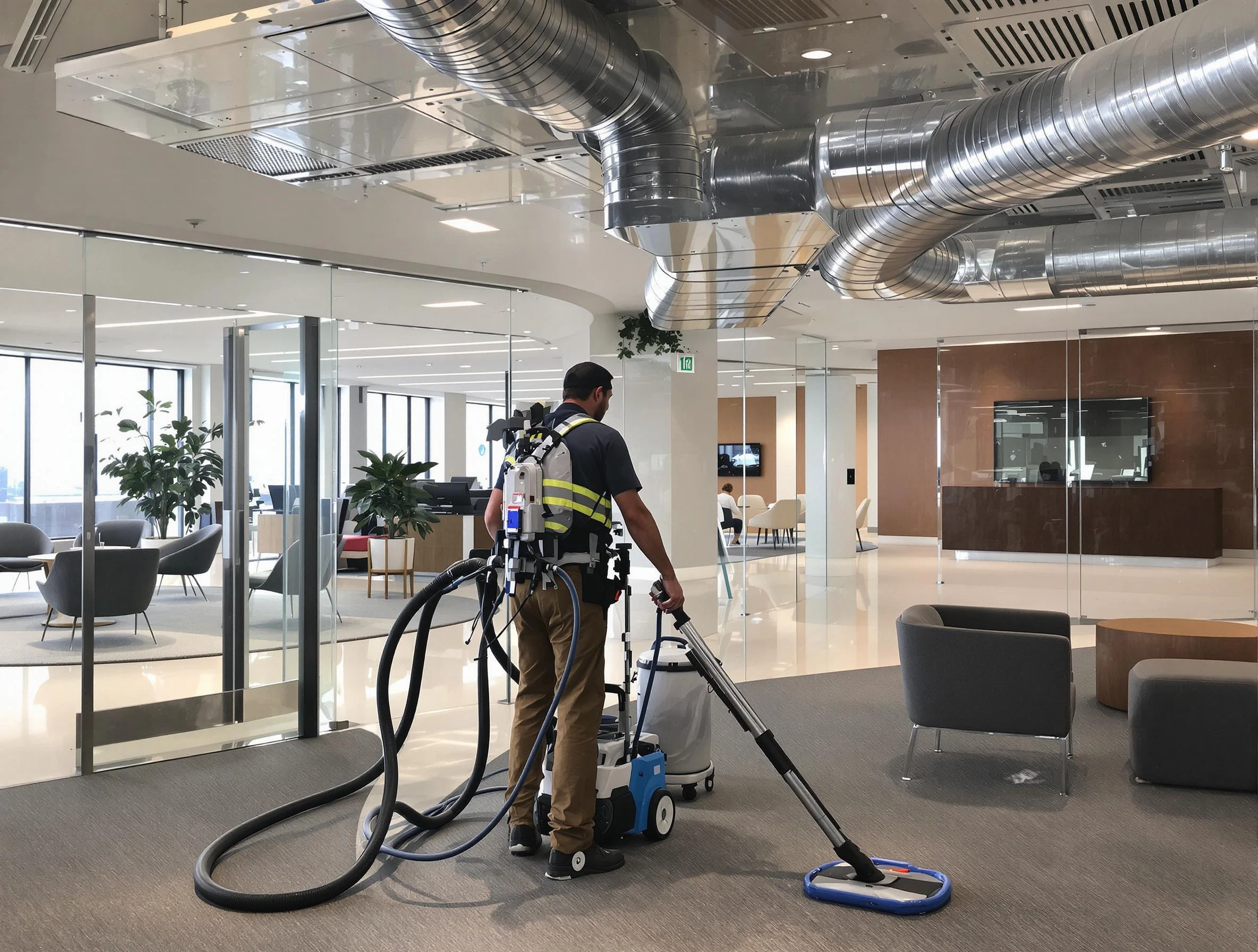 Commercial duct cleaning service by Castle Pines Air Duct Cleaning in Castle Pines